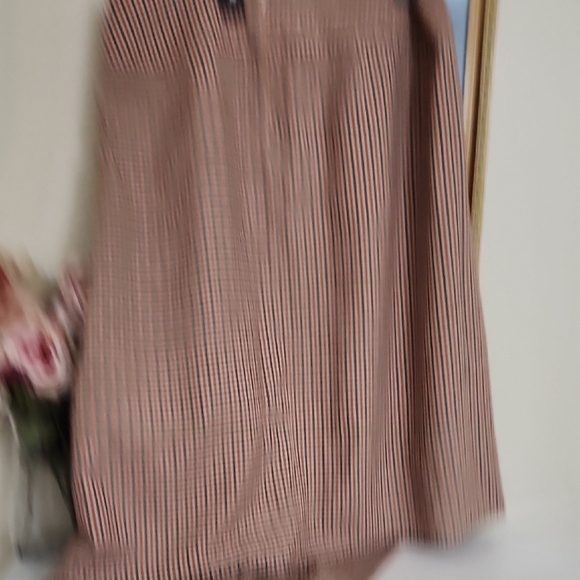 Talbots A-Line Checkered Skirt - Black and Tan XL 14 Career Office Quiet Luxury - Picture 9 of 13